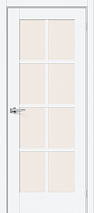 Товар Межкомнатная дверь Прима-11.1 White Silkwood BR5956
